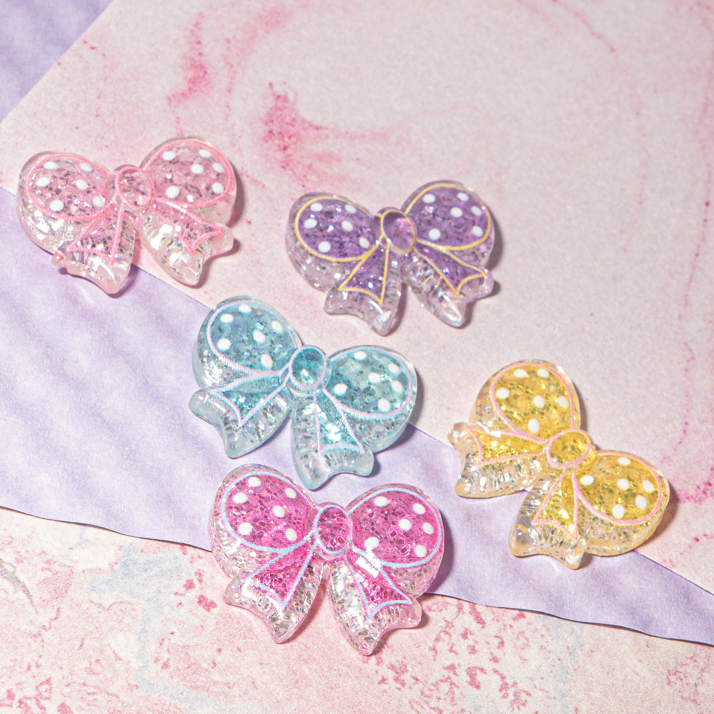 Glitter Bow Craft Embellishments