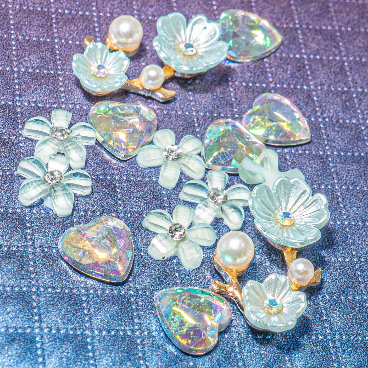 Blushing Bloom Glam Embellishment Craft Pack