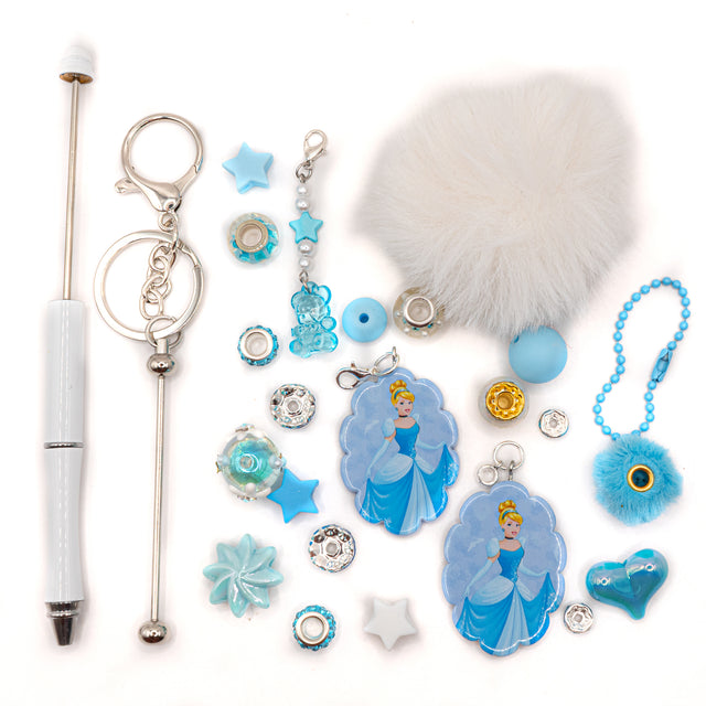 Cinderella Beadable Pen and Keychain Kit