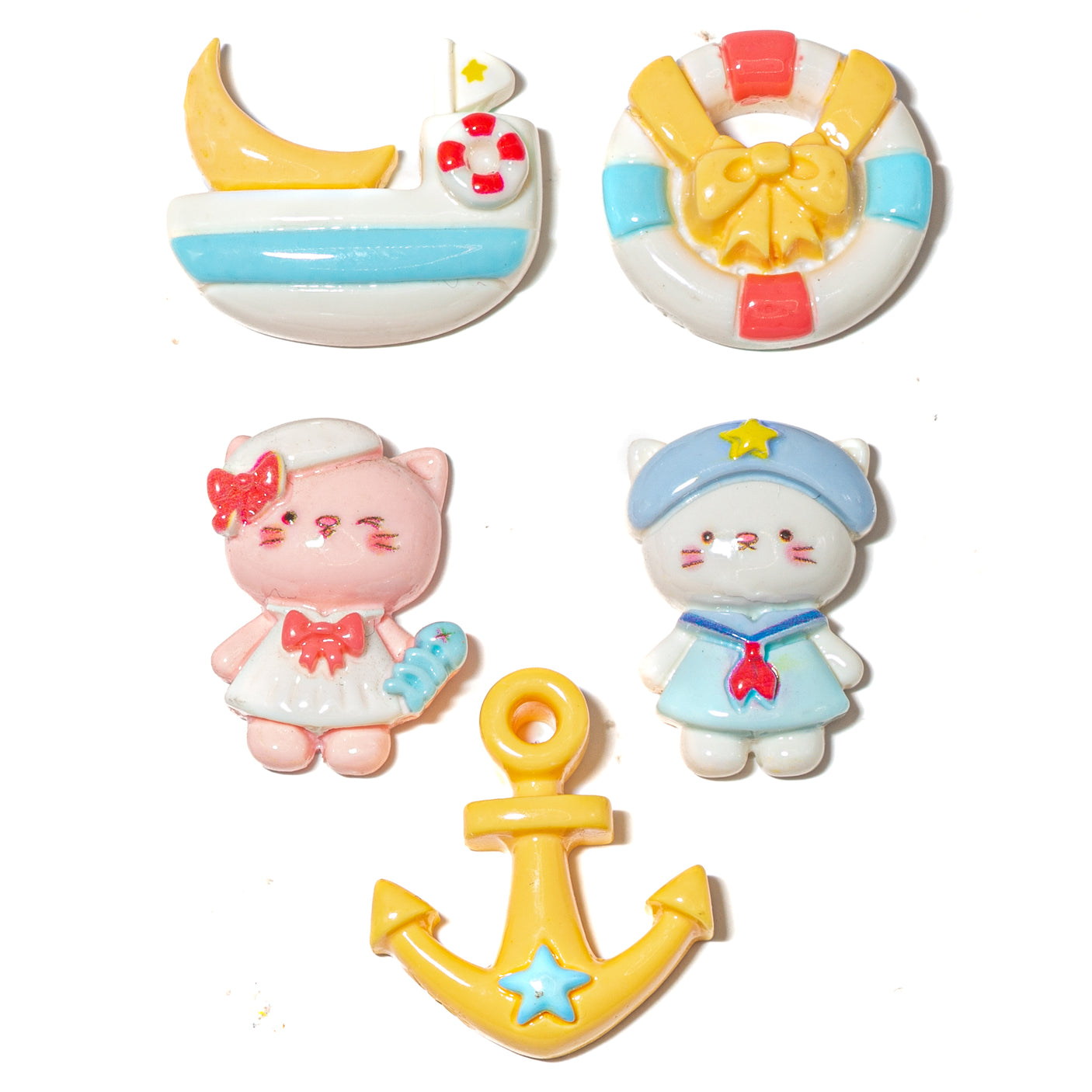 Baby Sailor Resin Embellishment Set