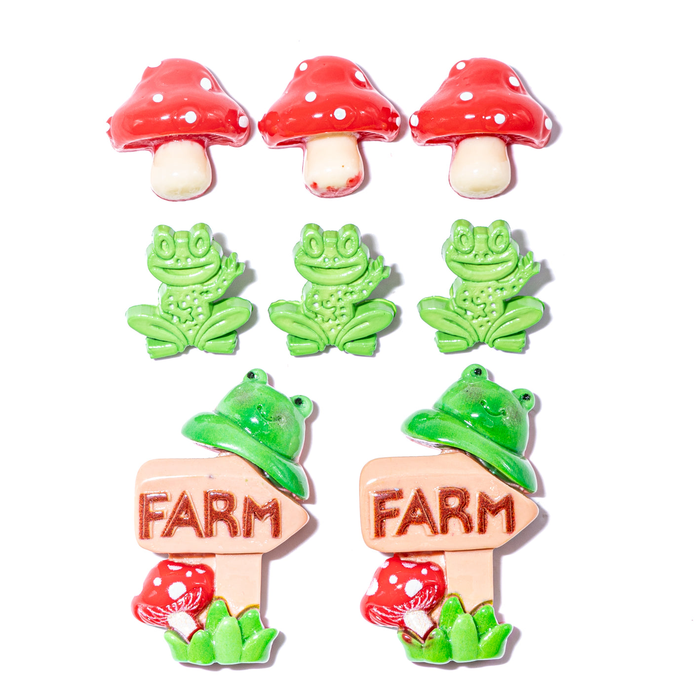 Frog Cottage Craft Embellishment Mix