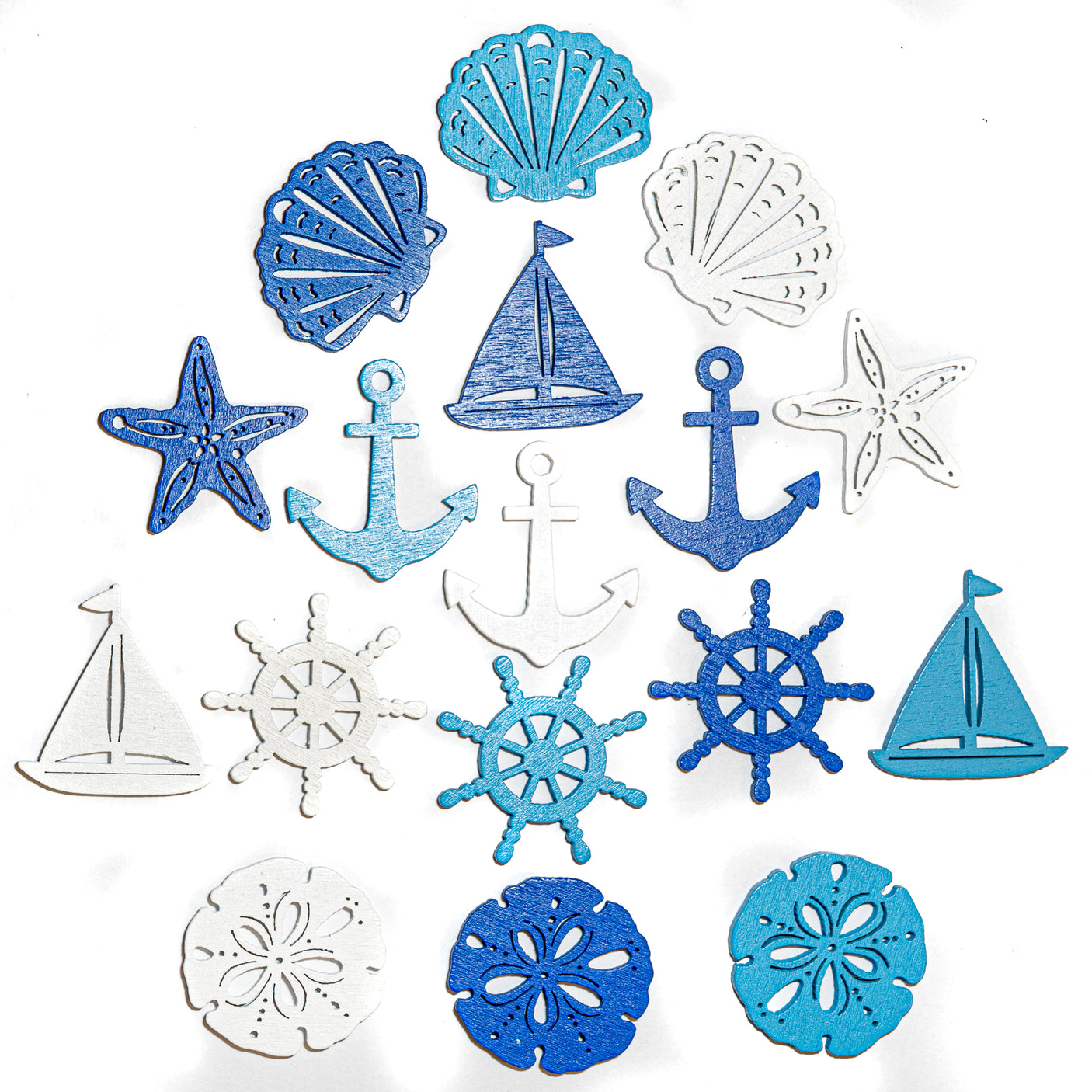 Ocean Escape Nautical Wood Shapes