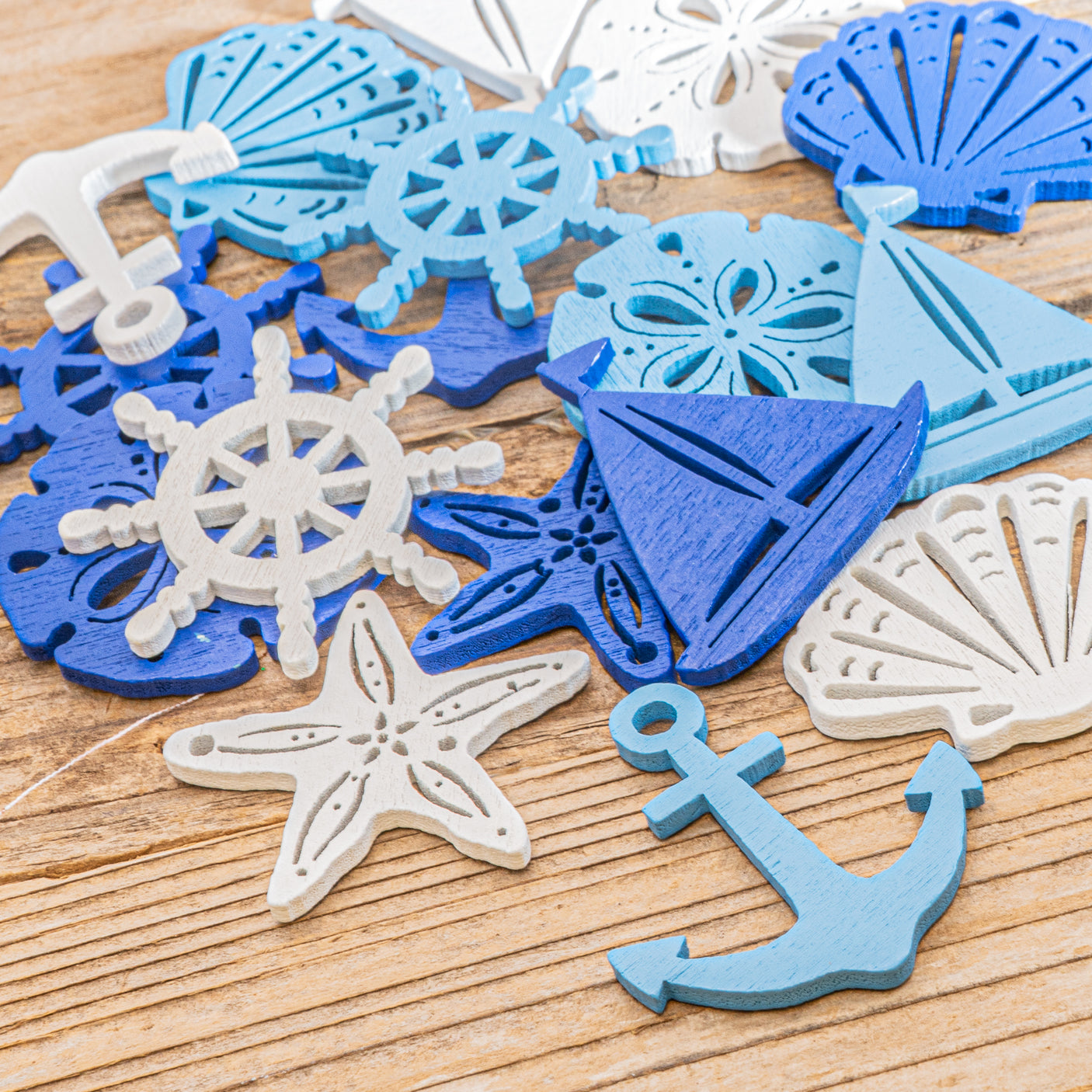 Ocean Escape Nautical Wood Shapes