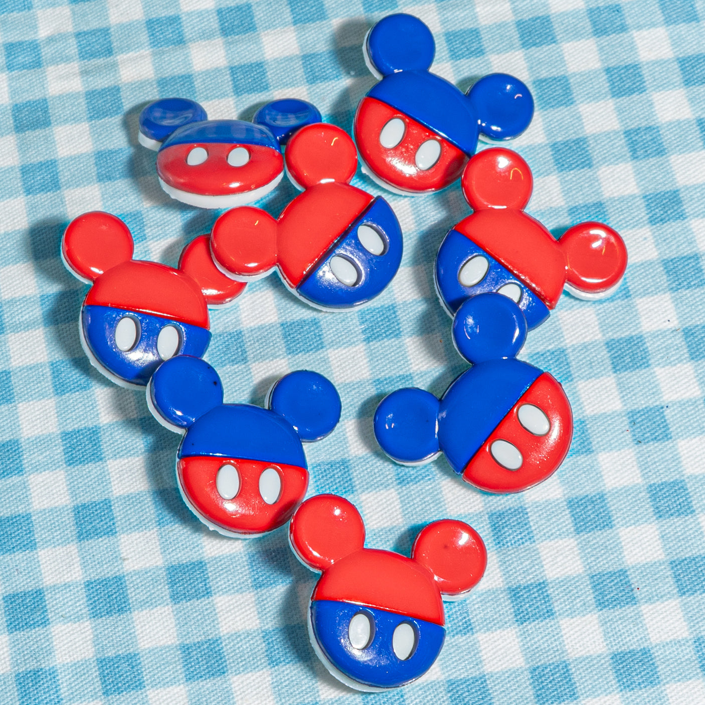 Patriotic Mickey Craft Button