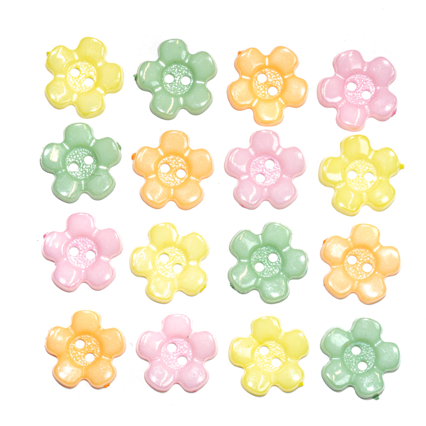 Sherbet 2 Hole Flower Sewing Buttons