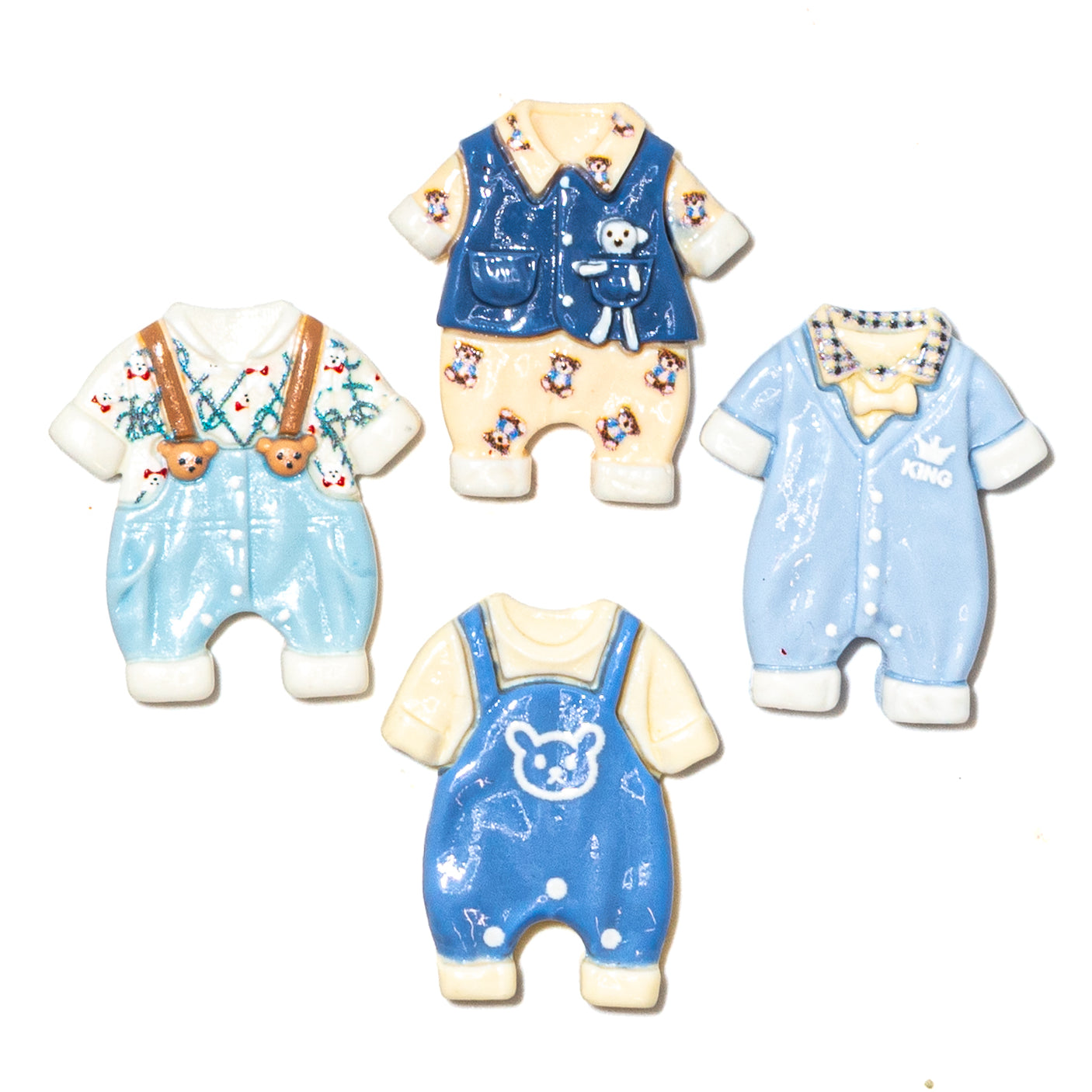 Baby Boy Onesies Craft Embellishments
