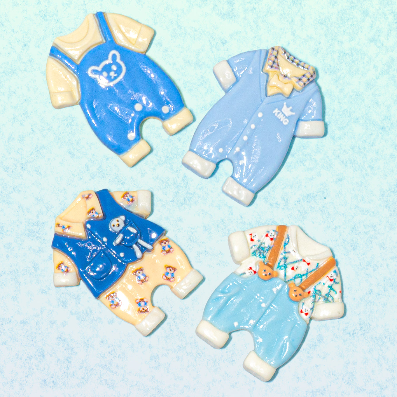 Baby Boy Onesies Craft Embellishments