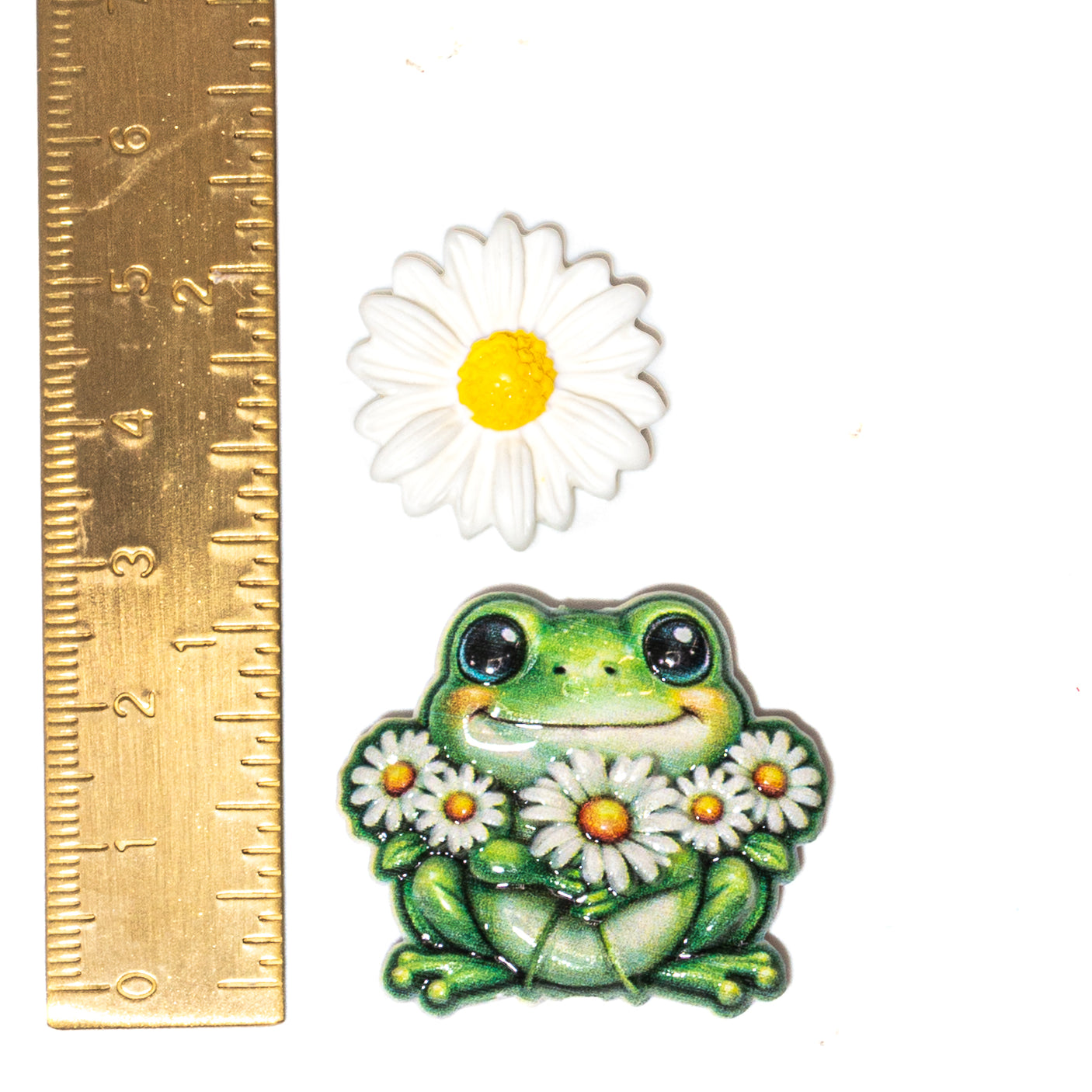 Frog Daisy Garden Craft Embellishments