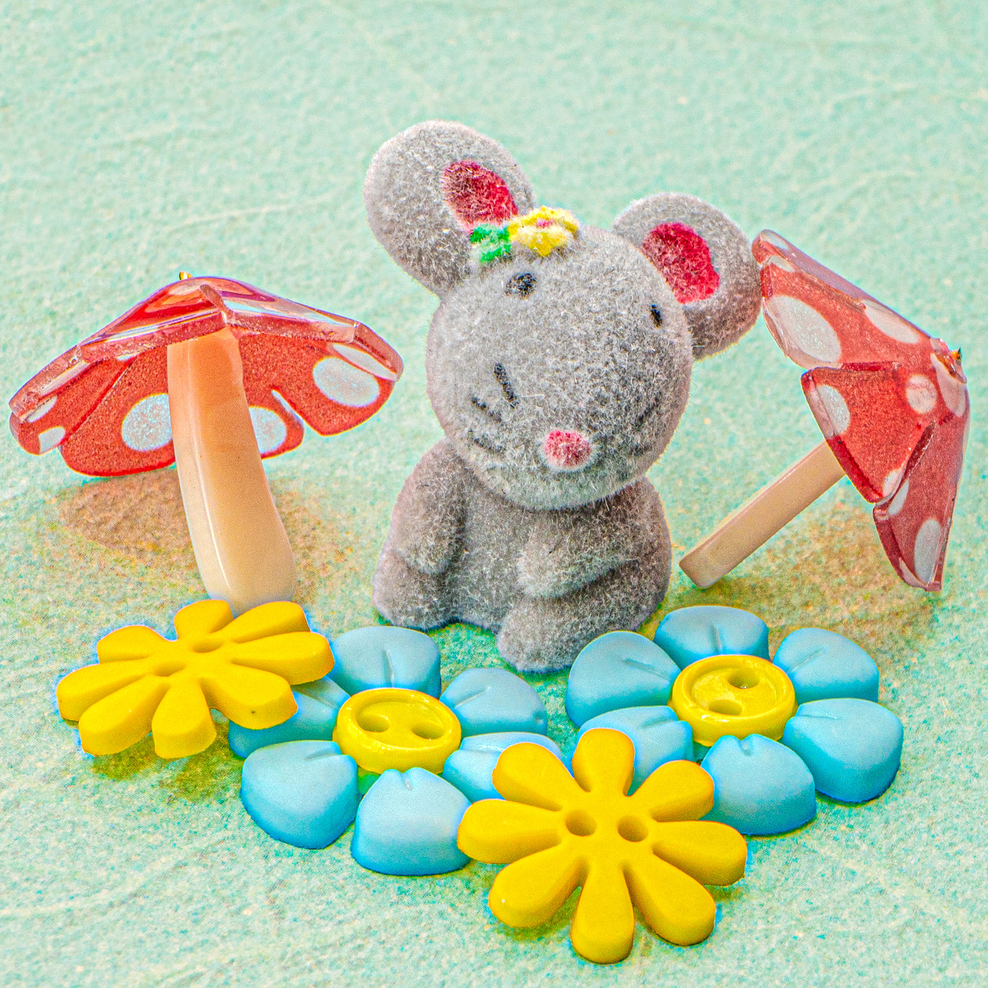 Woodland Mouse Garden Craft Embellishments