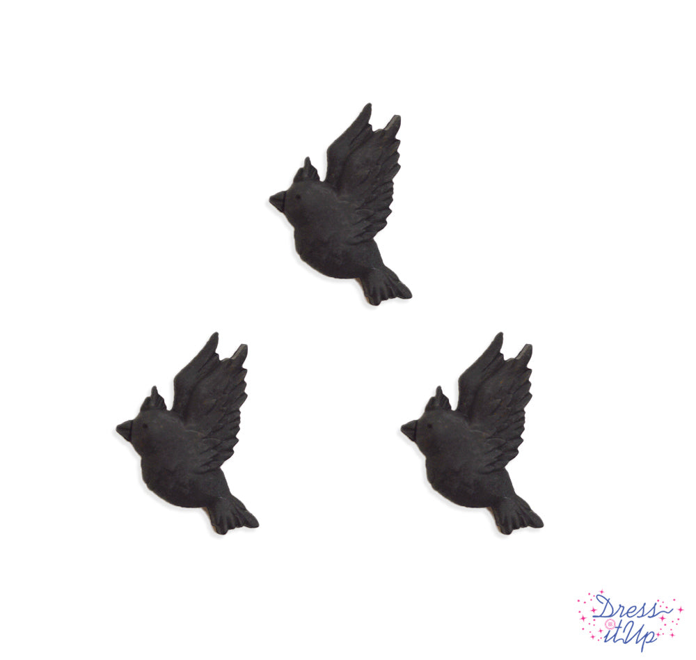 Black crows add to your bird themed projects, and seasonal crafts
