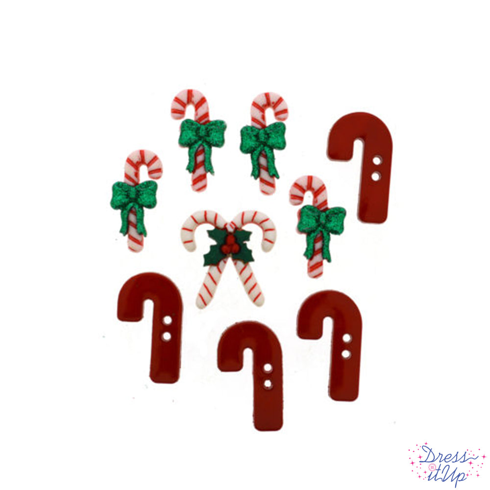 Add festive candy canes to your Christmas and holiday crafts