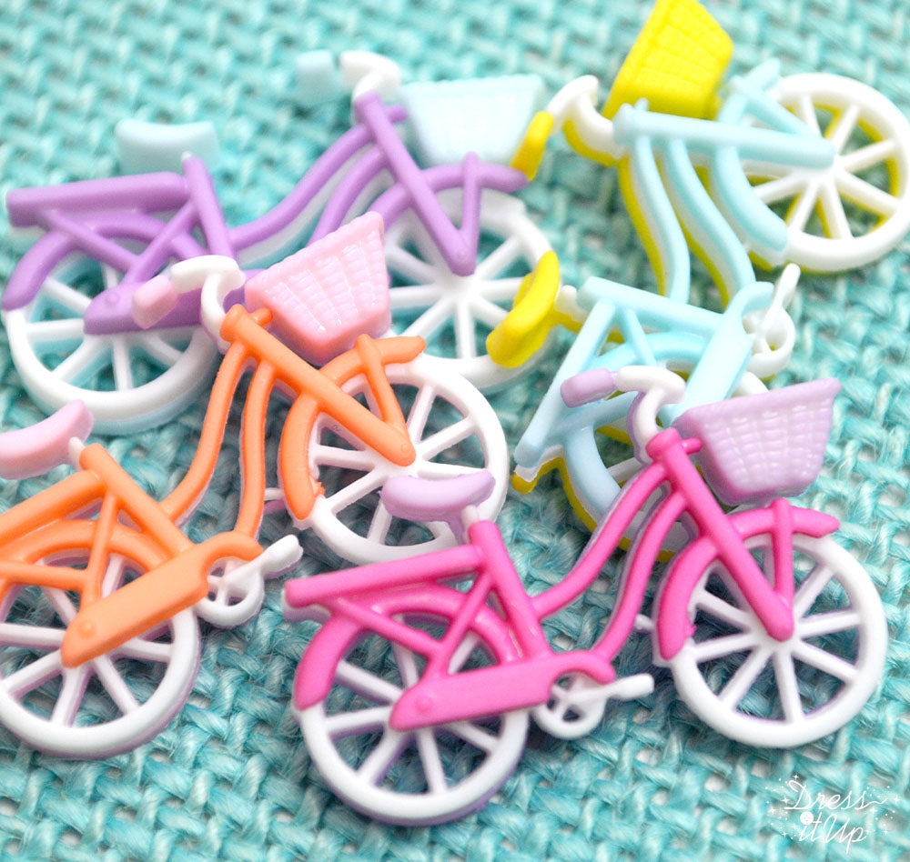 Colorful bicycles add to your spring, summer and outdoor crafts