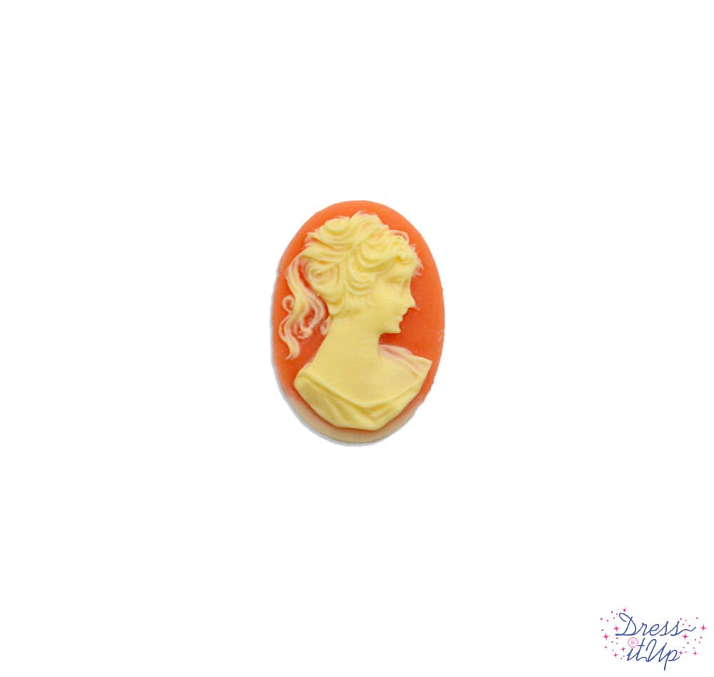 Lovely cameo adds a classic and vintage touch to crafting projects, flat-back