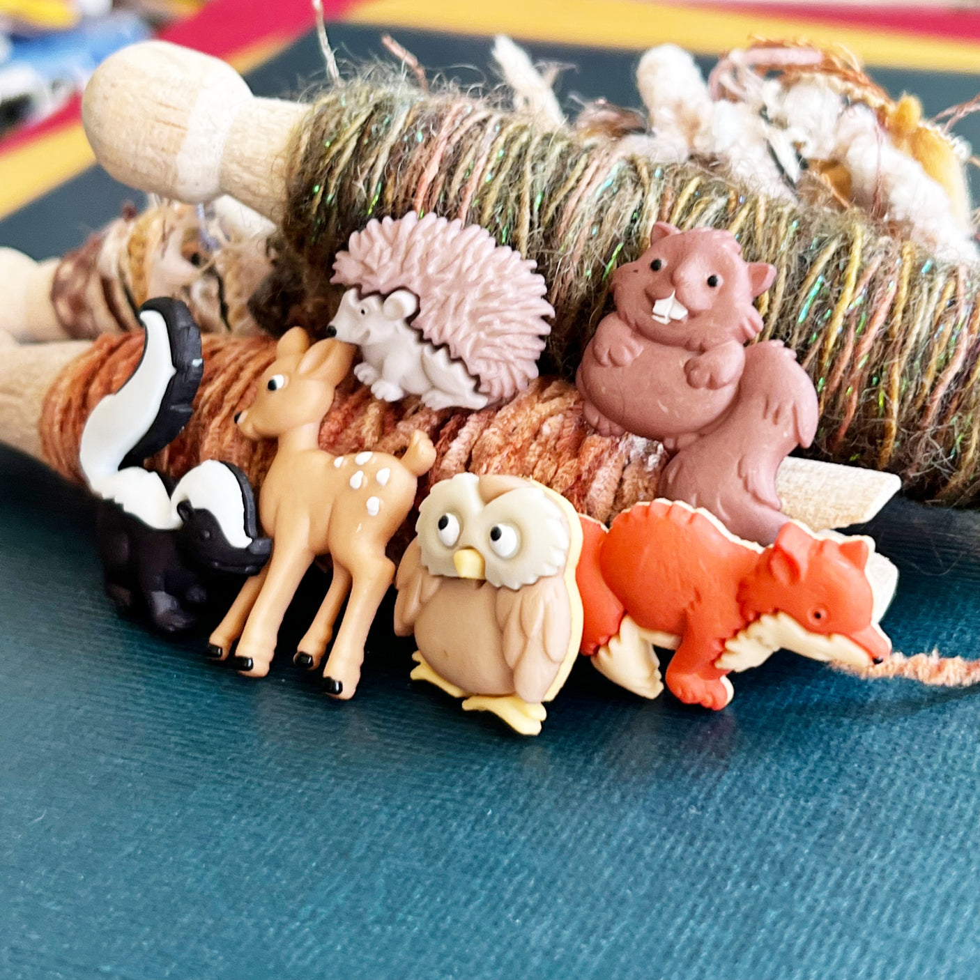 Adorable forest animals add to outdoor crafting projects