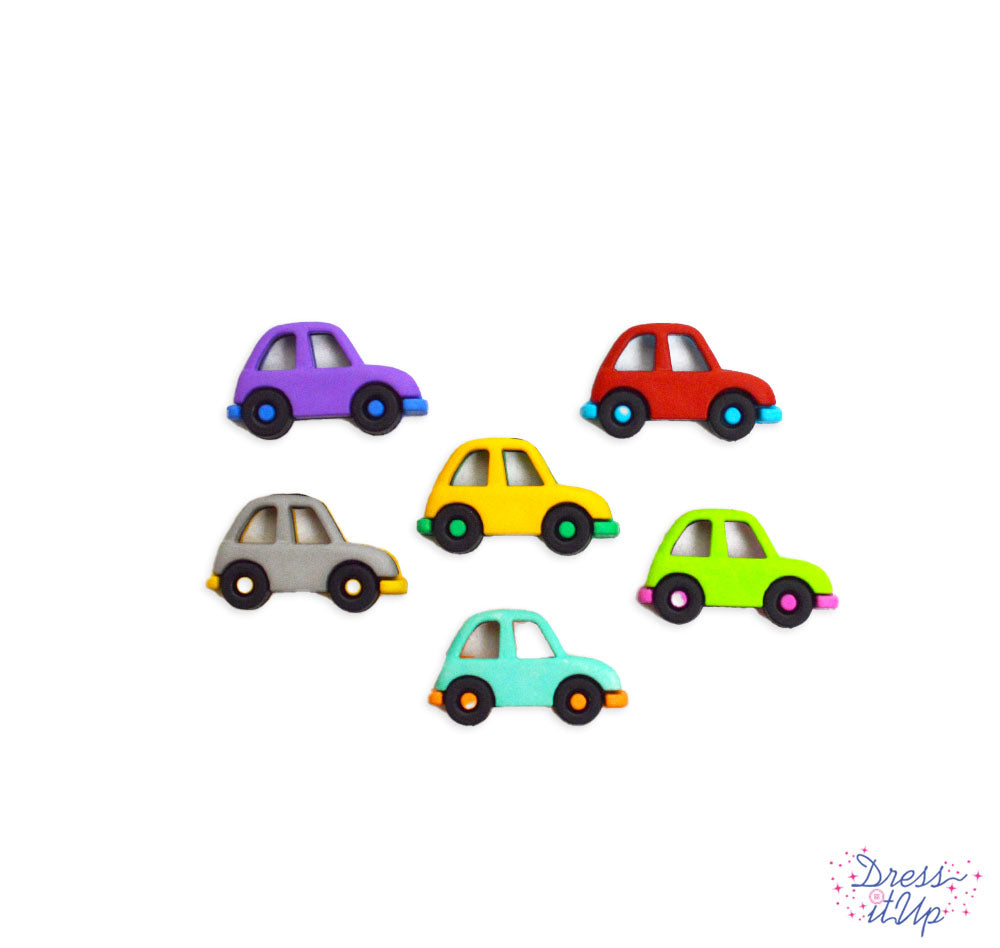Multi color cars add to transportation themed crafts