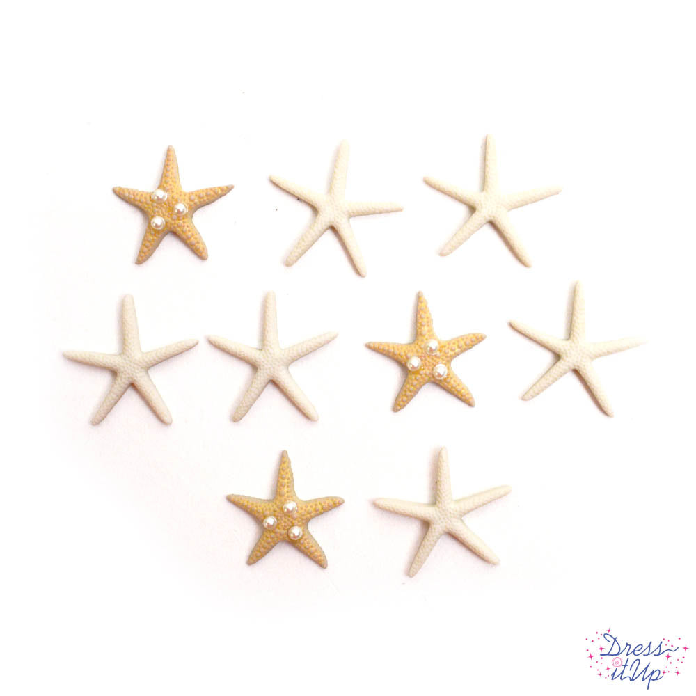 Add delicate starfish to your beach and ocean themed projects