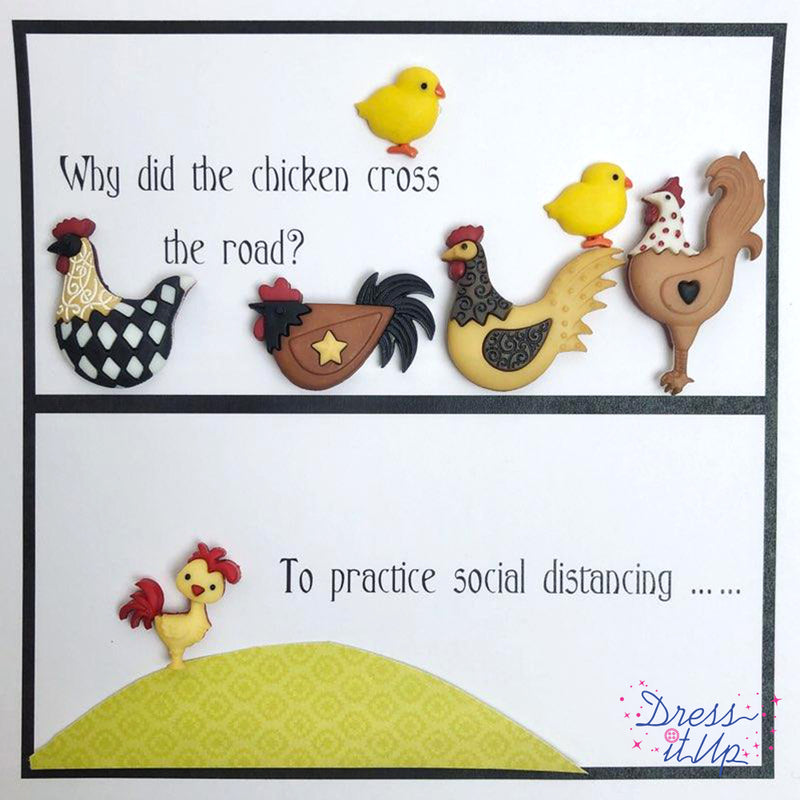Why'd The Chicken Cross The Road Card