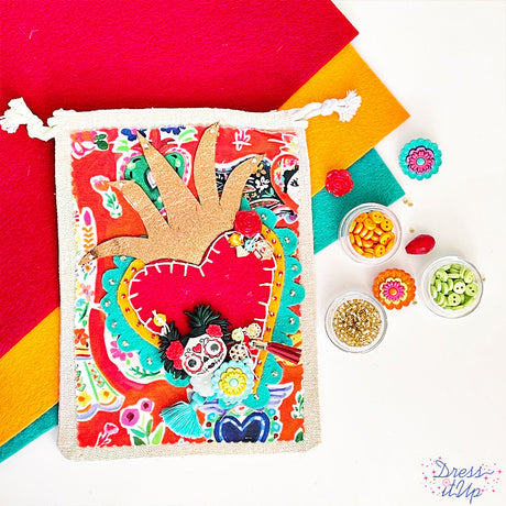 All Heart: Beaded Heart Gift Bag