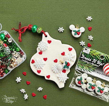 Ceramic Mickey Ornament