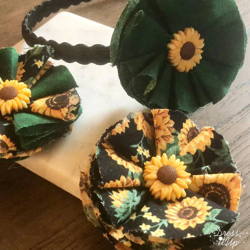 Sunflower Hair Bows with Brittany Chavers