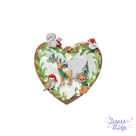 Woodland Holiday Christmas Ornament