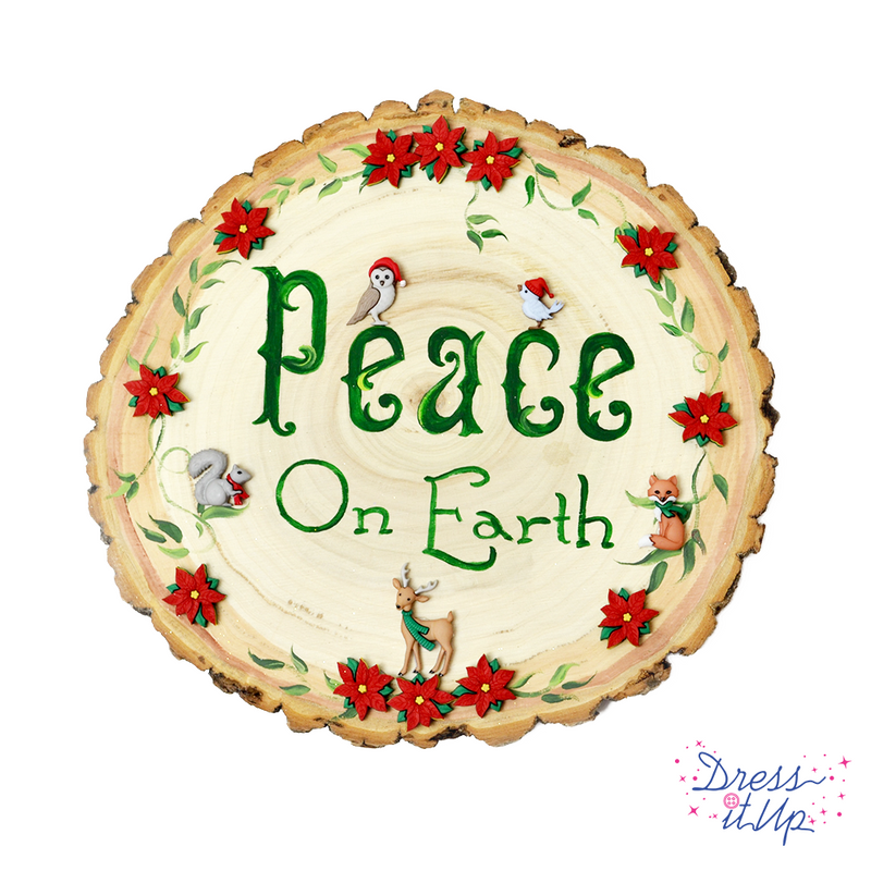 Peace On Earth Wood Sign