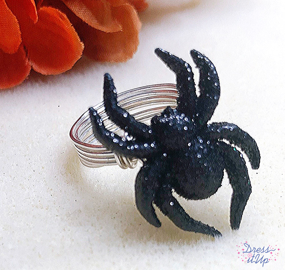 Spooky Spider Rings