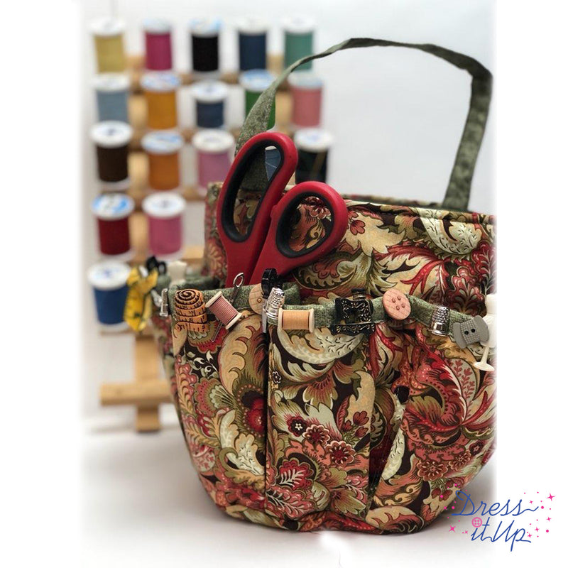 Embroidered Sewing Bag