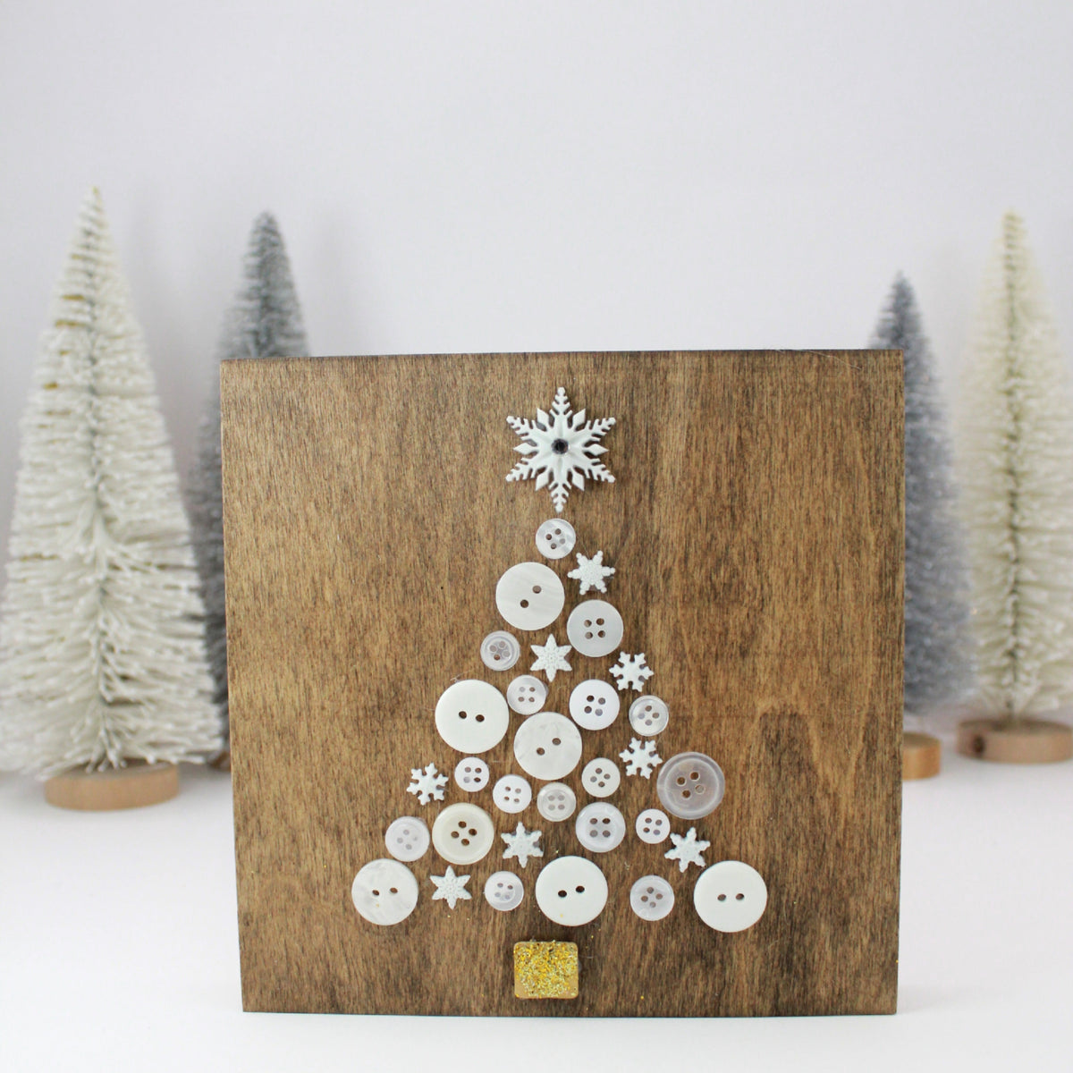A Cozy Winter Button Tree: Simple DIY Decor for the Season – Dress It Up