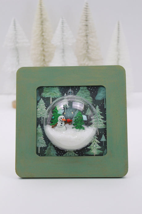 Snowglobe Dreams: A Cozy Winter Frame DIY