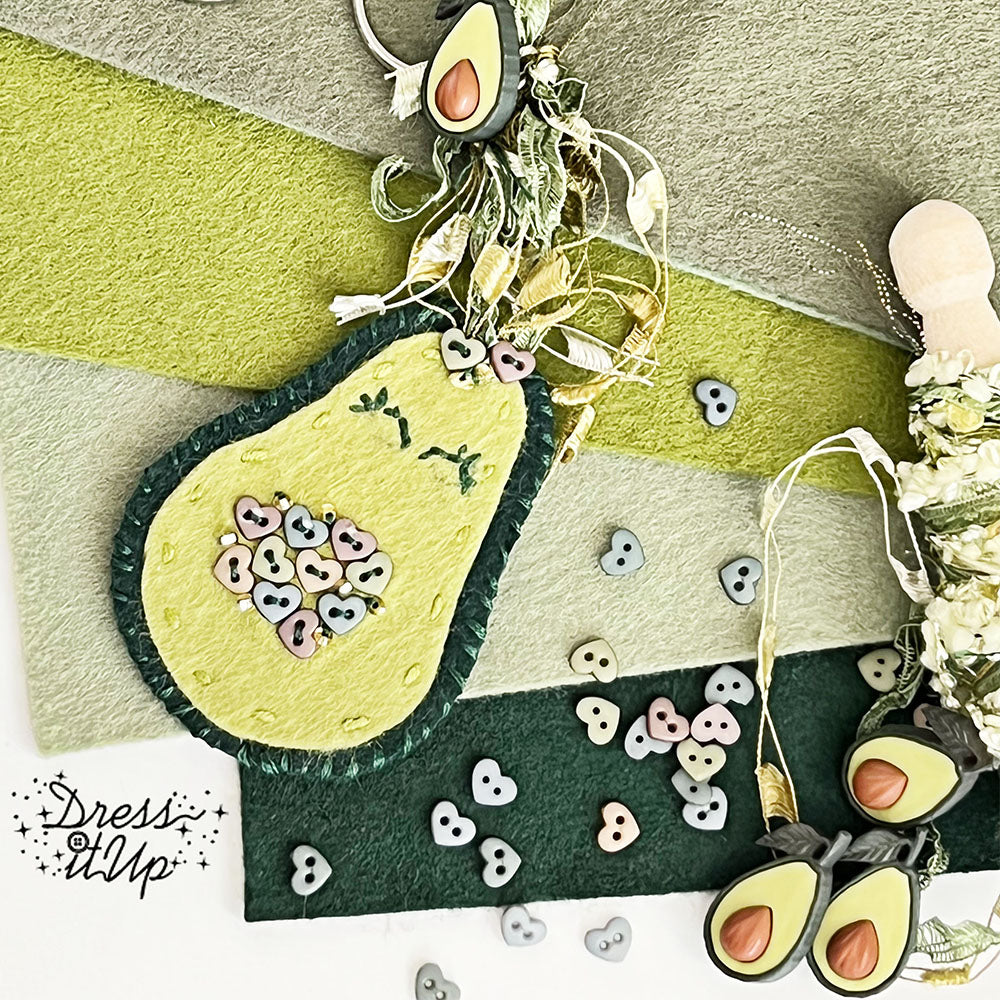 Avocado Felt Dangle – Dress It Up
