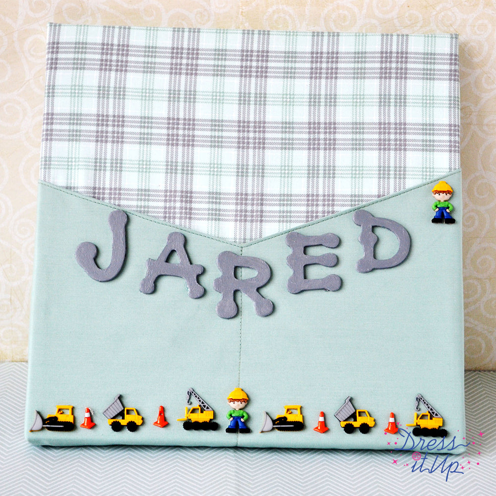 Jared Fabric Wrapped Sign