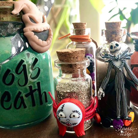 Nightmare Before Christmas Decor Bottles