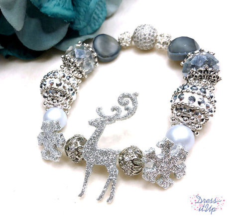 Snowy Dreams Beaded Bracelet