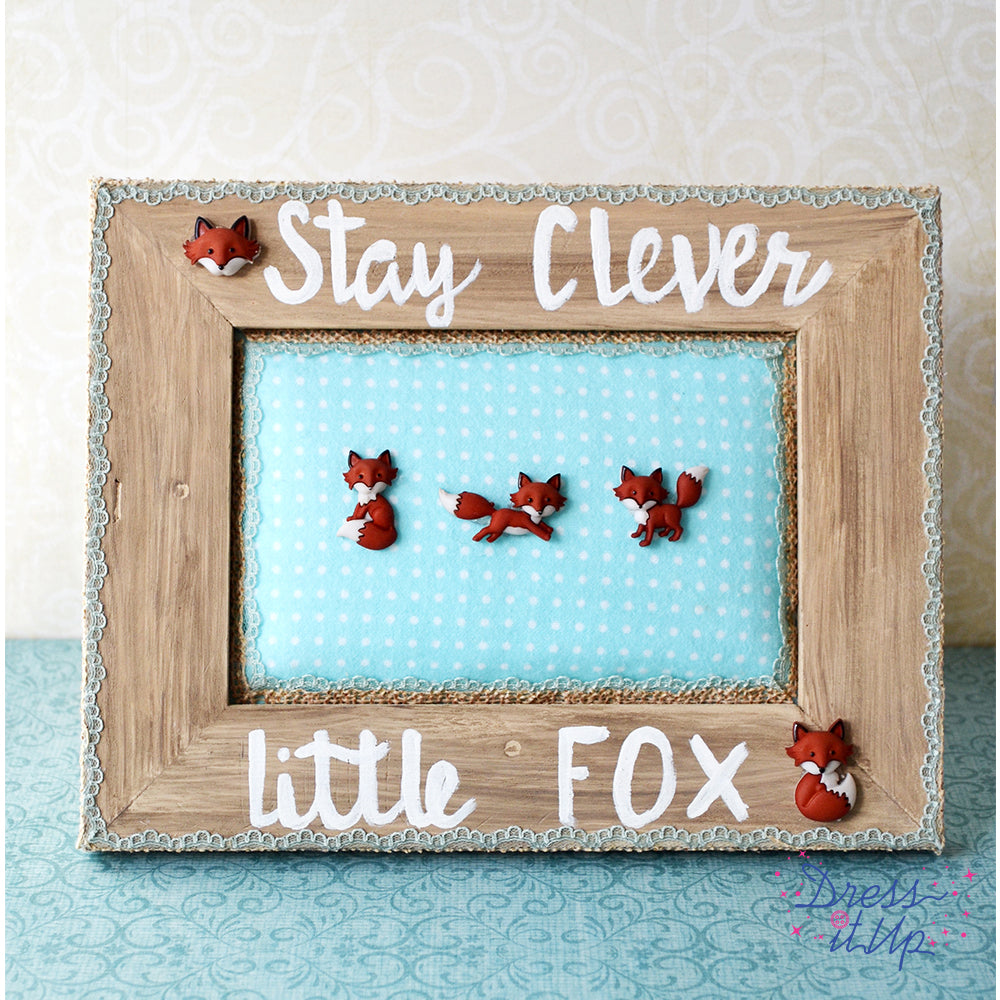 Stay Clever Little Fox Framed Art