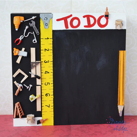 "To Do" Embellished Chalkboard