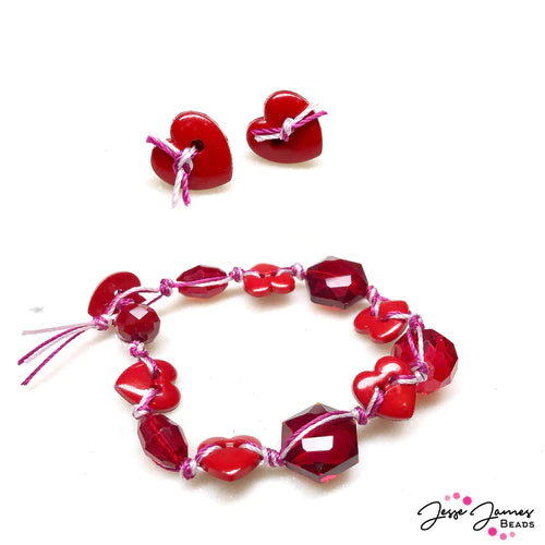 Quick & Easy Macrame Valentine's Bracelet & Earring Duo with Brittany Chavers
