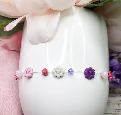 DIY Button Flower Bracelet