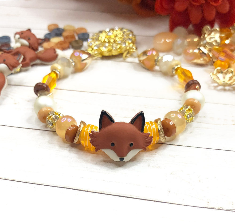 Fox Beaded Bracelet