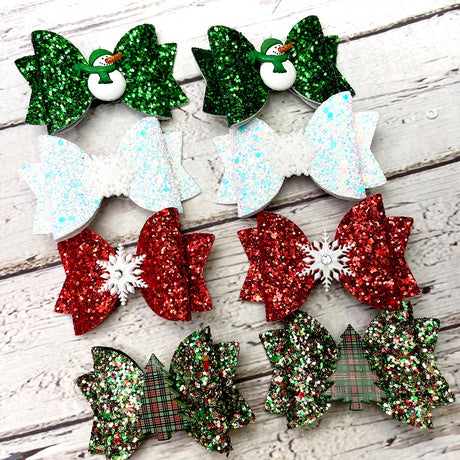 Glitter & Cheer: Holiday Bows with Dress It Up Buttons