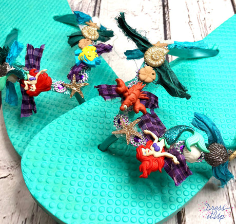 Disney Ariel Flip Flops