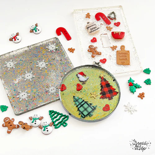 Button & Resin Holiday Gifts
