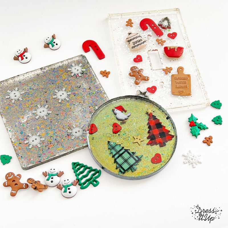 Button & Resin Holiday Gifts