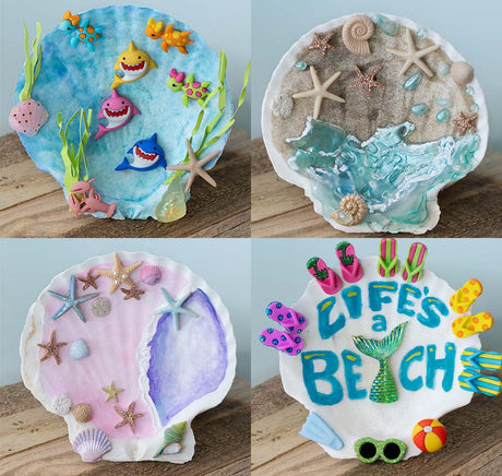 DIY Seashell Mini Scenes