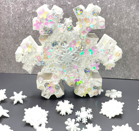 Sparkly Snowflake Decor