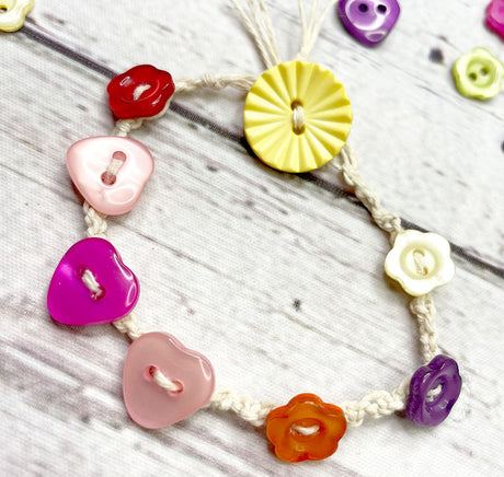 Let's Make a Button Bracelet
