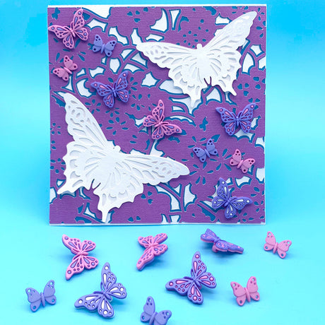 Sweet Butterflies Personalized Card