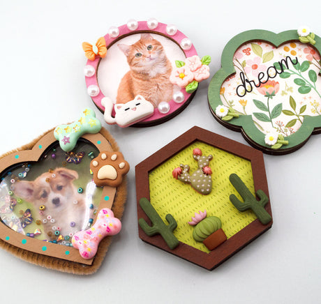 Mini DIY Frame & Shaker Magnets