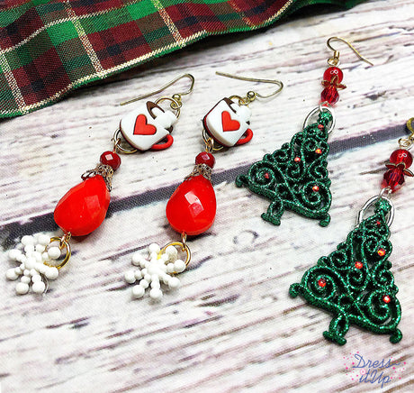 Easy Holiday Earrings