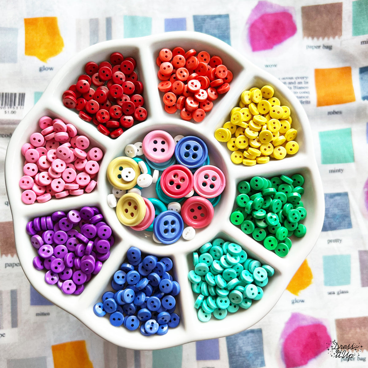 Sewing Buttons Trend Colors